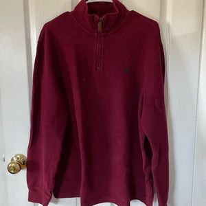 Mens Ralph Lauren Polo 1/4 zip pullover